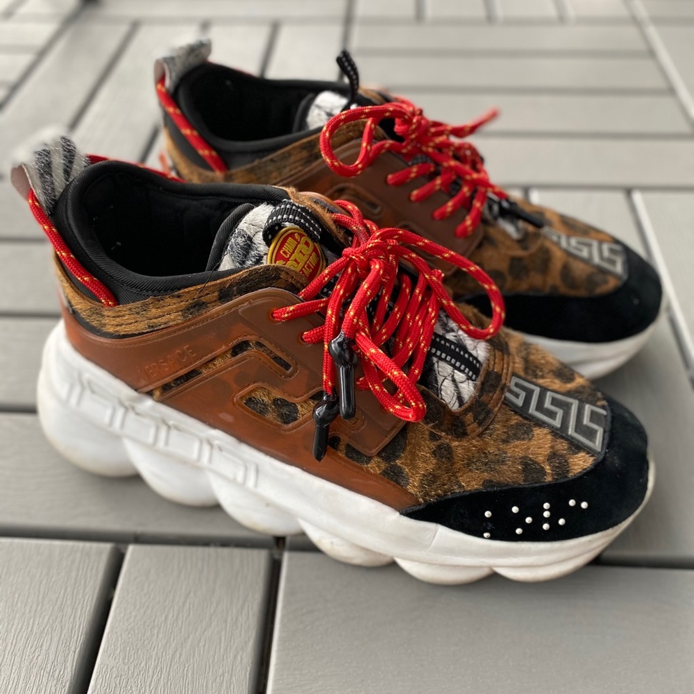 Versace chain reaction mens sneakers. Size 10-43EU